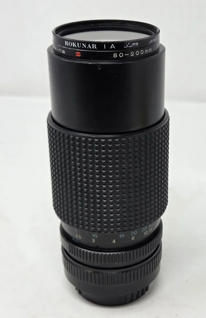 RMC Tokina 80-200mm f/4 Zoom Lens‎ Konica AR Mount Japan Manual Focus